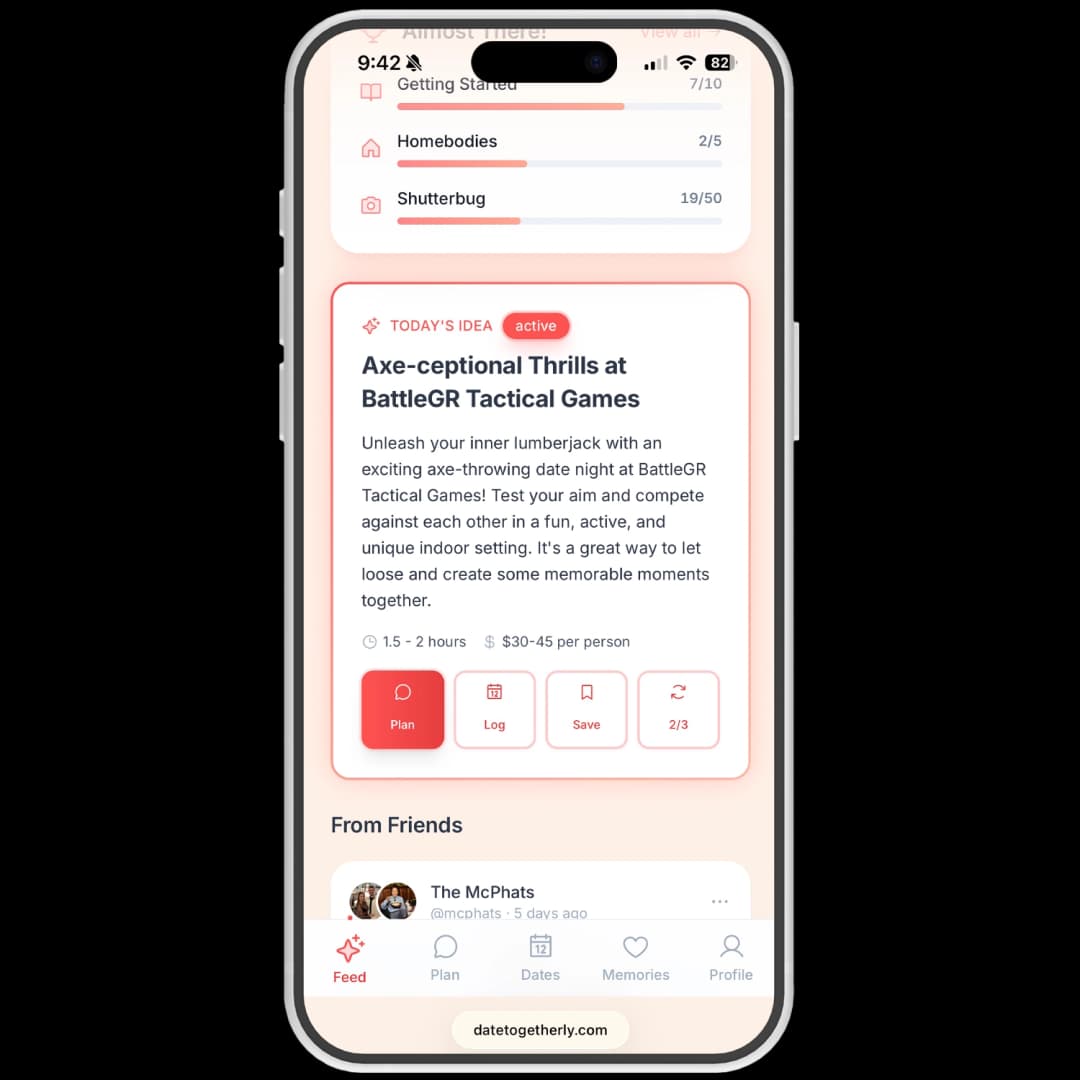 Daily AI-Powered Date Suggestions