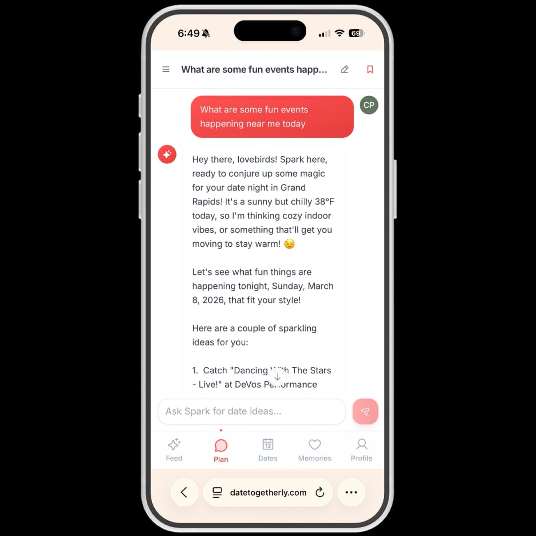 Spark - Your AI Date Planner